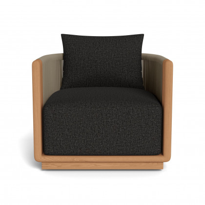 Harbour Palm Beach Teak Swivel Lounge Chair
