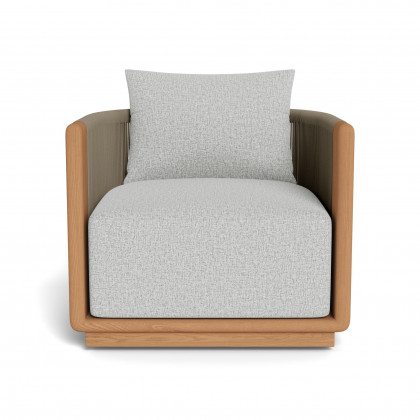 Harbour Palm Beach Teak Swivel Lounge Chair