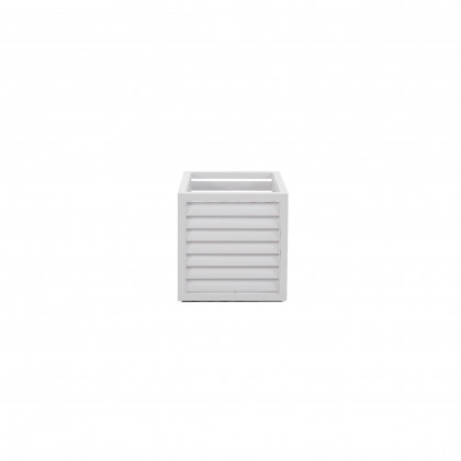 Harbour Aluminum Planter - Small, Aluminum White