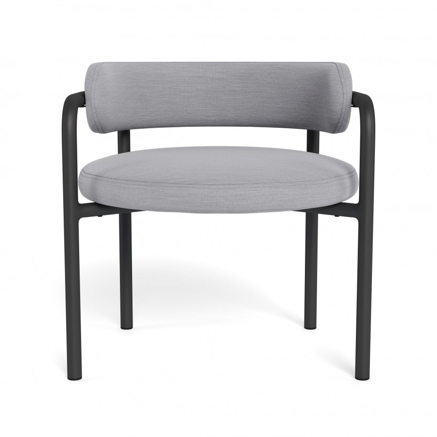 Harbour Porto Aluminum Club Chair - Aluminum Asteroid / Panama Cloud