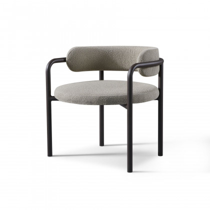 Harbour Porto Aluminum Club Chair - Aluminum Asteroid / Panama Grafito