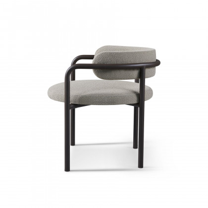 Harbour Porto Aluminum Club Chair - Aluminum Asteroid / Panama Grafito