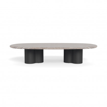 Harbour Porto Aluminum Pill Coffee Table 64"