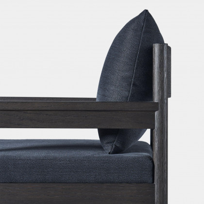 Harbour Rozelle Dining Chair - Oak Brown, Boucle Stone