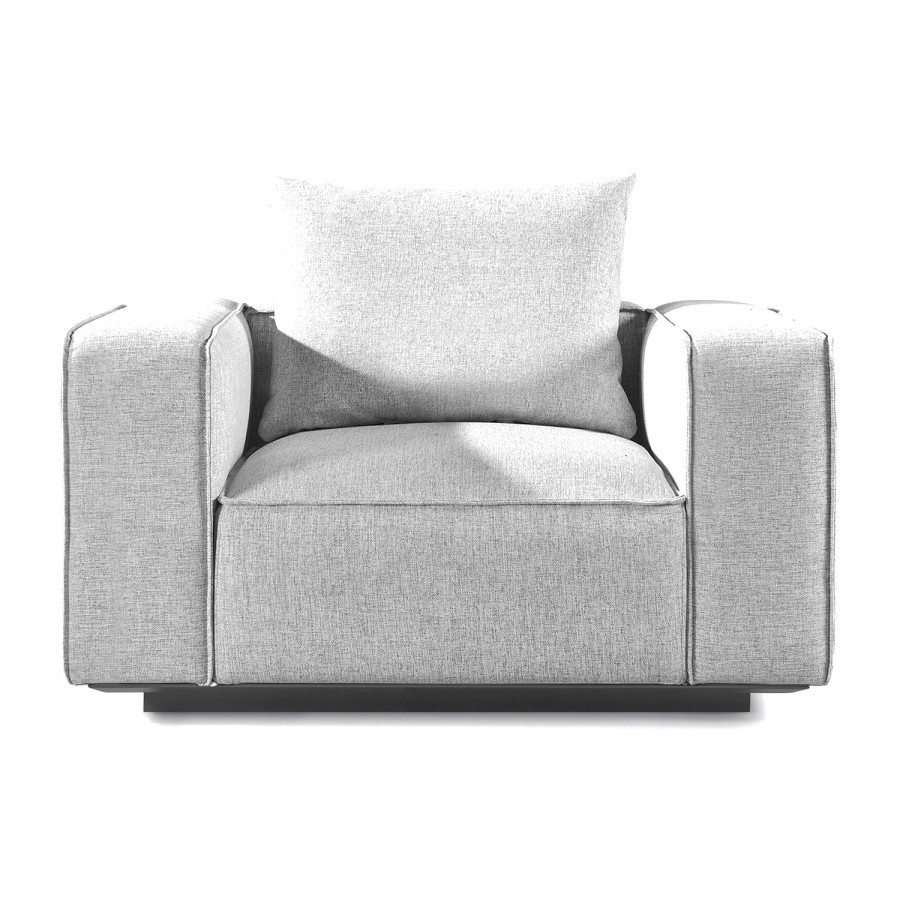 Harbour Santorini Outdoor Swivel Lounge Chair - Aluminum Asteroid, Copacabana Sand