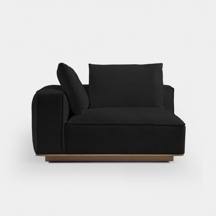 Harbour Santorini Return Left - Oak Brown / Harbour Belgian Linen Natural