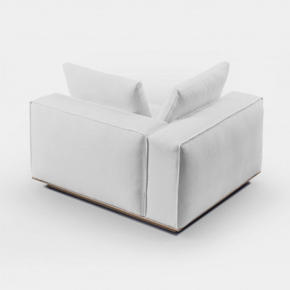 Harbour Santorini Return Left - Oak Brown / Harbour Belgian Linen White