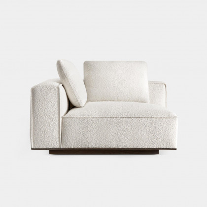 Harbour Santorini Return Left - Oak Brown / Harbour Belgian Linen White