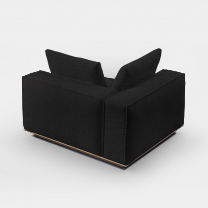 Harbour Santorini Return Left - Oak Natural / Harbour Belgian Linen Black