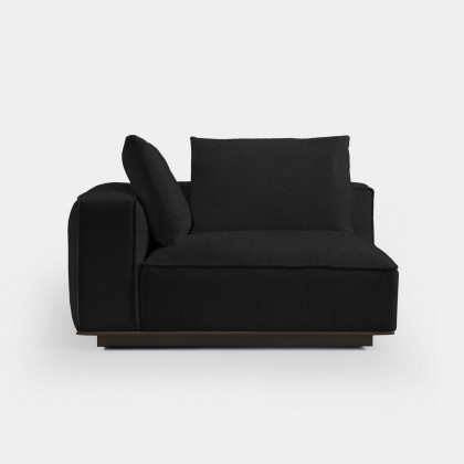 Harbour Santorini Return Left - Oak Natural / Harbour Belgian Linen Black