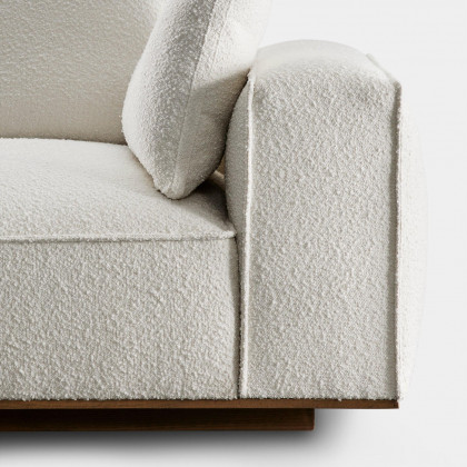 Harbour Santorini Return Right - Oak Brown / Harbour Belgian Linen White
