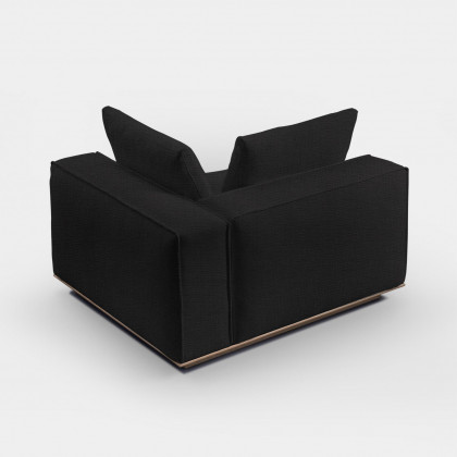 Harbour Santorini Return Right - Oak Natural / Harbour Belgian Linen Black