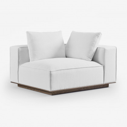 Harbour Santorini Return Right - Oak Natural / Harbour Belgian Linen Black