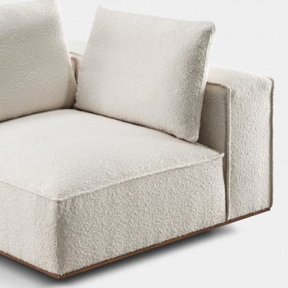 Harbour Santorini Return Right - Oak Natural / Harbour Belgian Linen Black