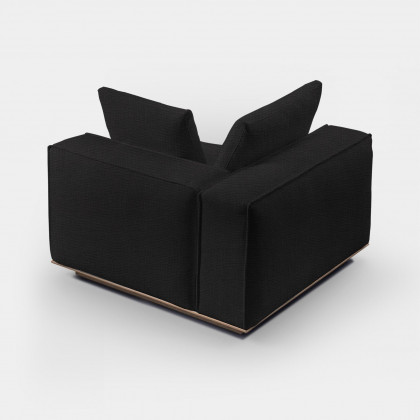 Harbour Santorini Corner Left - Oak Natural / Boucle Stone