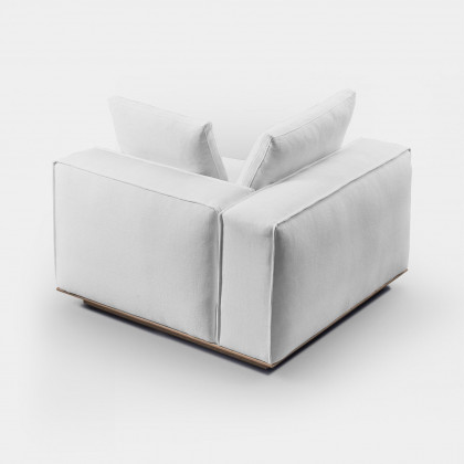 Harbour Santorini Corner Left - Oak Natural / Boucle Stone