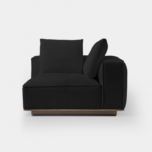 Harbour Santorini Corner Right - Oak Natural, Boucle Ivory