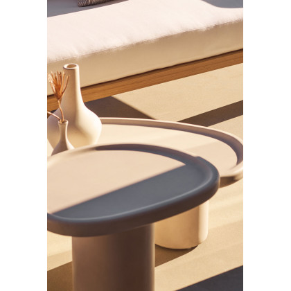 Harbour Scala Organic Coffee Table in Composite Concrete Salt