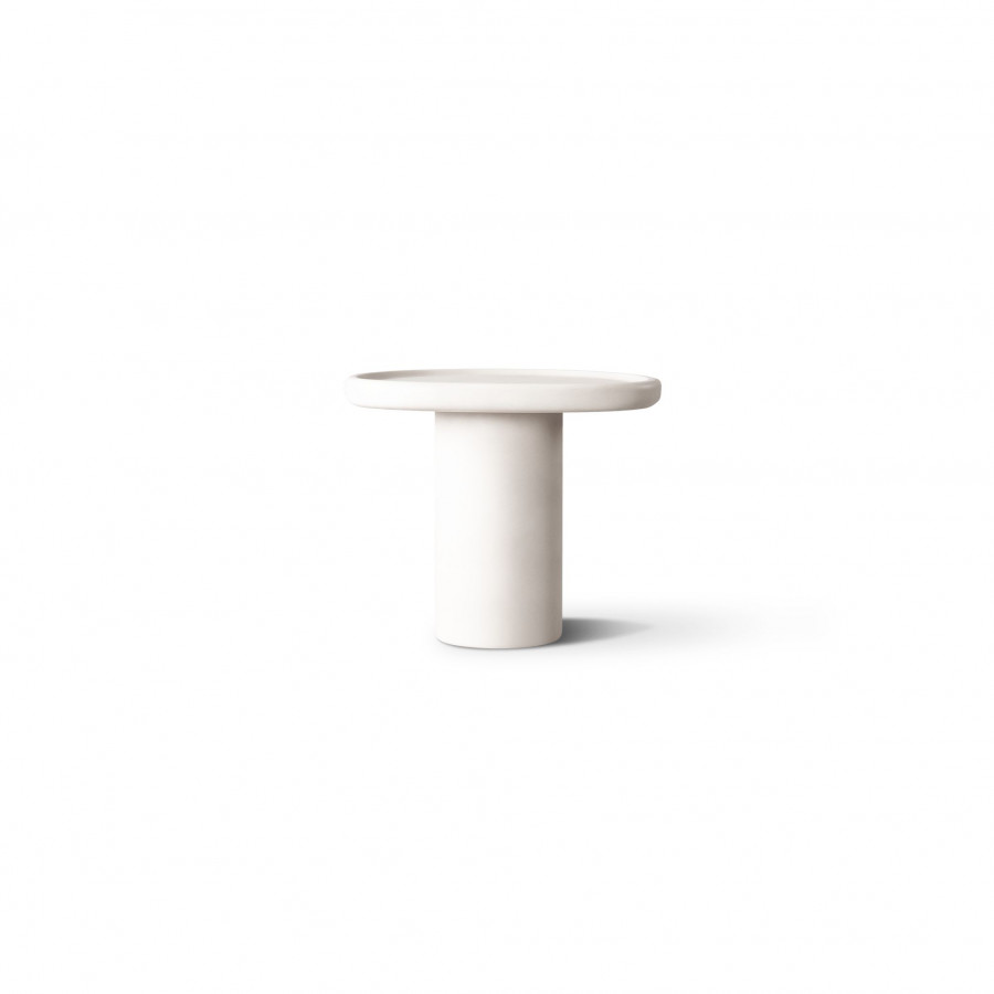 Harbour Scala Side Table in Composite Concrete Salt