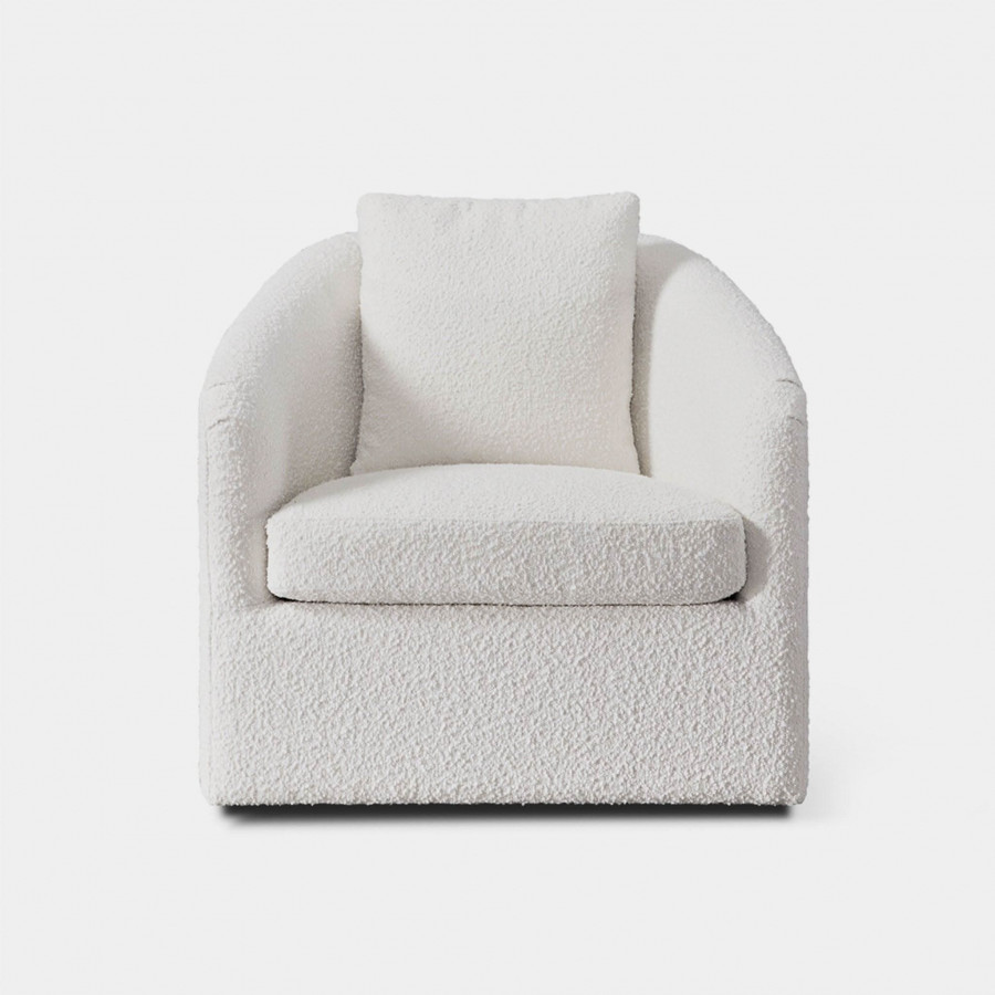 Harbour Sonoma Lounge Chair - Boucle Ivory