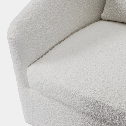 Harbour Sonoma Swivel Lounge Chair - Boucle Natural