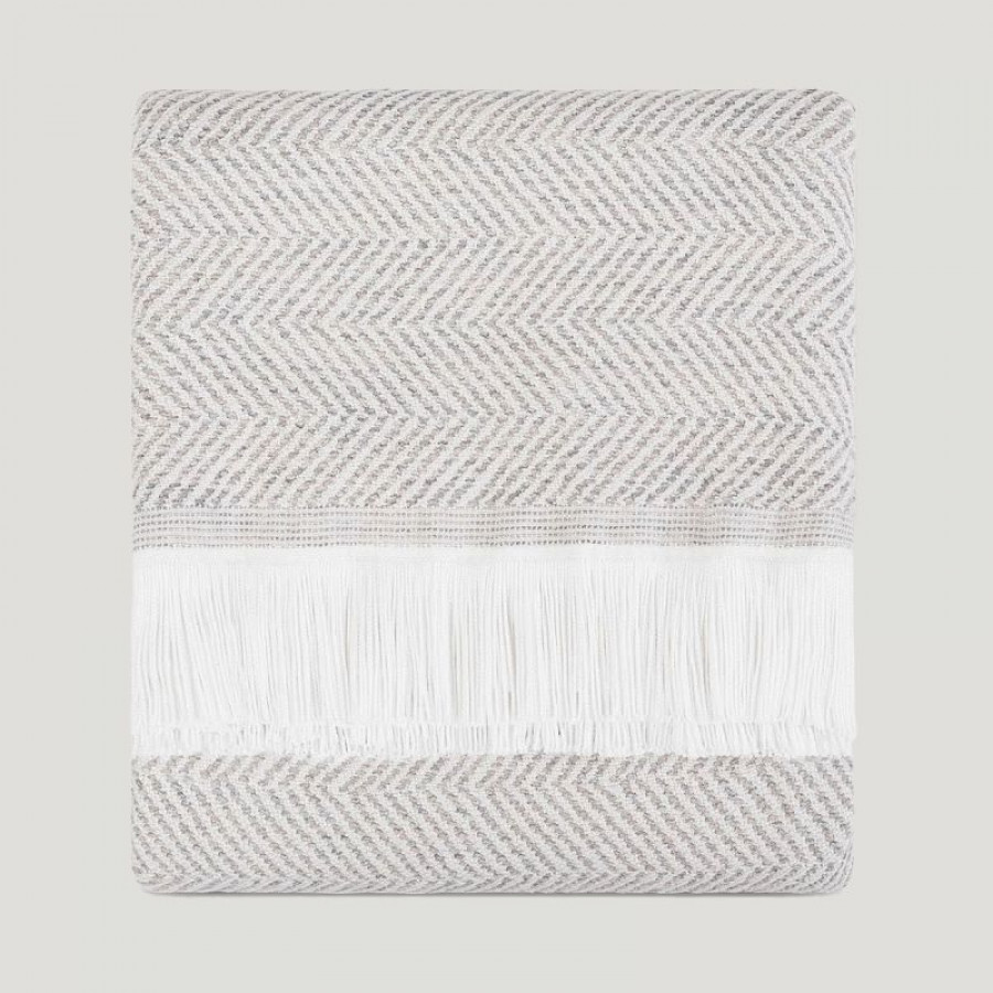 Harbour Herringbone Performance Throw