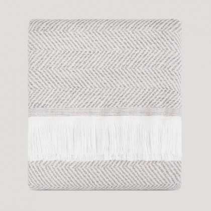 Harbour Herringbone Performance Throw