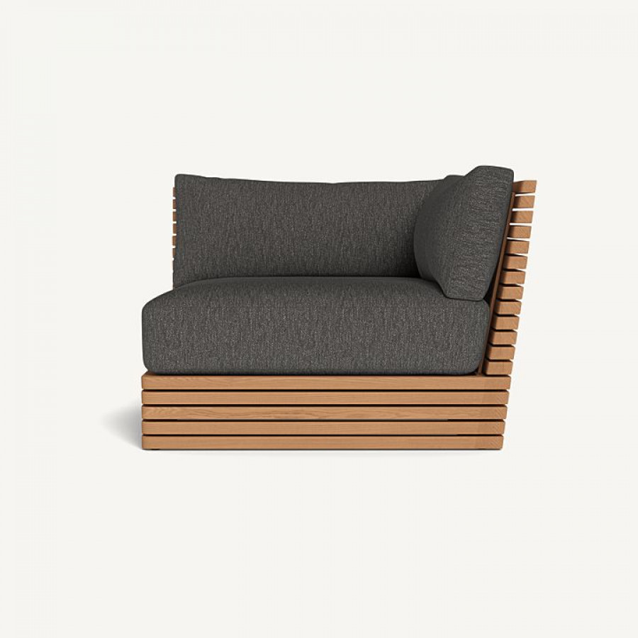 Harbour Tahiti Corner - Teak Natural / Pebble Smoke