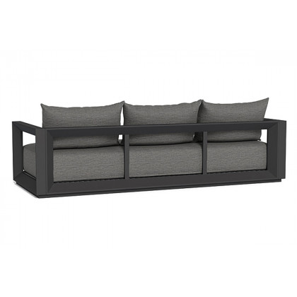 Harbour Vaucluse 3 Seat Sofa - Aluminum Asteroid, Riviera Slate