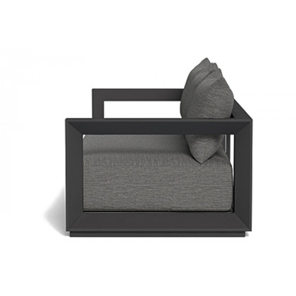 Harbour Vaucluse 3 Seat Sofa - Aluminum Asteroid, Siesta Taupe