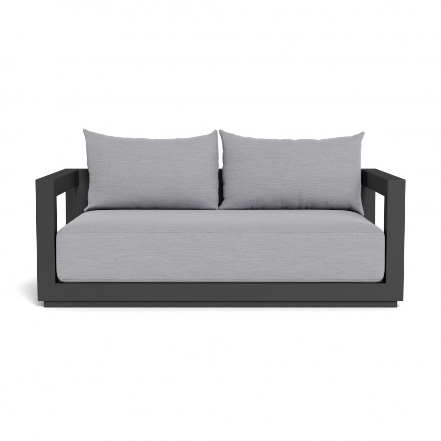 Harbour Vaucluse 2 Seat Sofa - Aluminum Asteroid / Panama Cloud / Batyline Silver