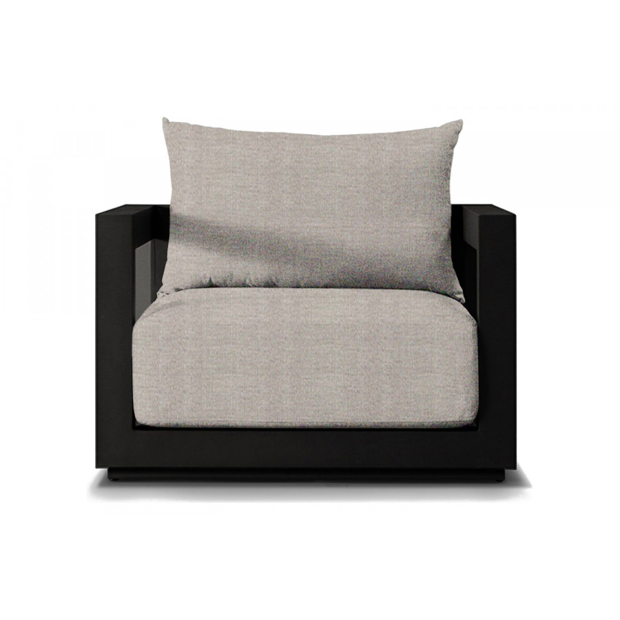 Harbour Vaucluse Lounge Chair - Aluminum Asteroid, Cast Silver
