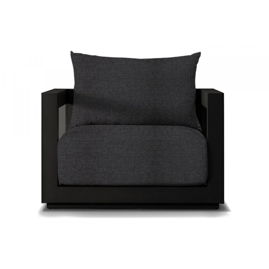 Harbour Vaucluse Lounge Chair - Aluminum Asteroid, Copacabana Midnight