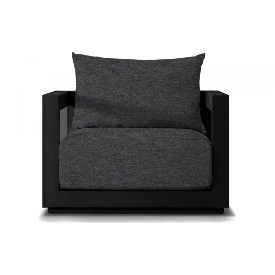 Harbour Vaucluse Swivel Lounge Chair - Aluminum Asteroid, Lisos Grafito