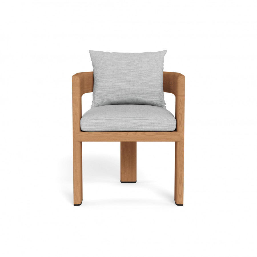 Harbour Victoria Teak Dining Chair - Teak Natural / Monterey Silver