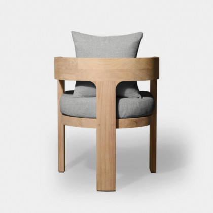 Harbour Victoria Teak Dining Chair - Teak Natural / Panama Cloud