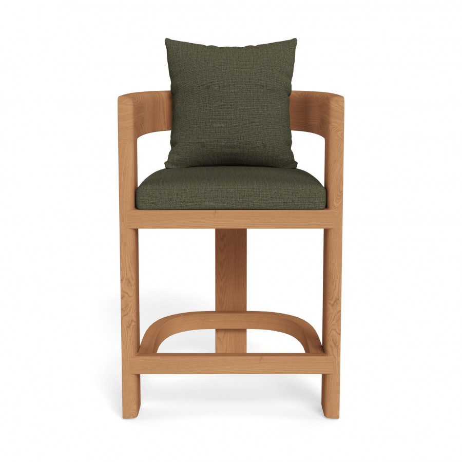 Harbour Victoria Teak Counter Stool - Teak Natural / Stirling Moss