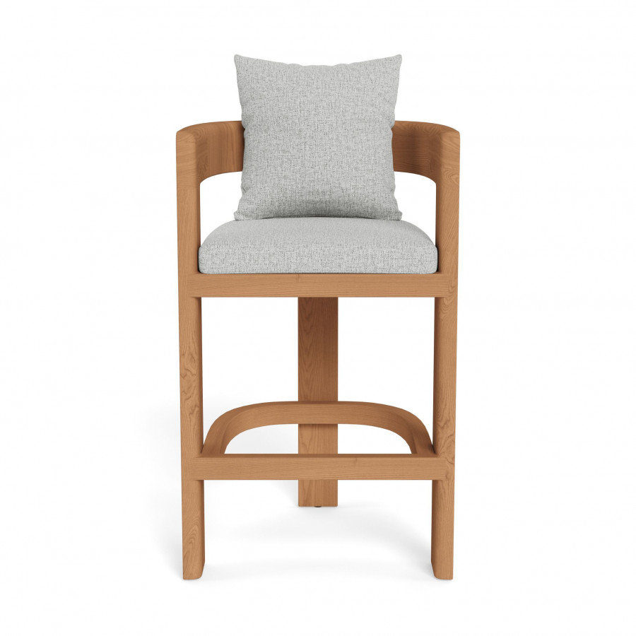 Harbour Victoria Teak Bar Stool - Teak Natural / Copacabana Sand