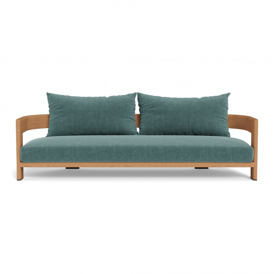 Harbour Victoria Teak 3 Seat Sofa - Teak Natural / Altona Dew