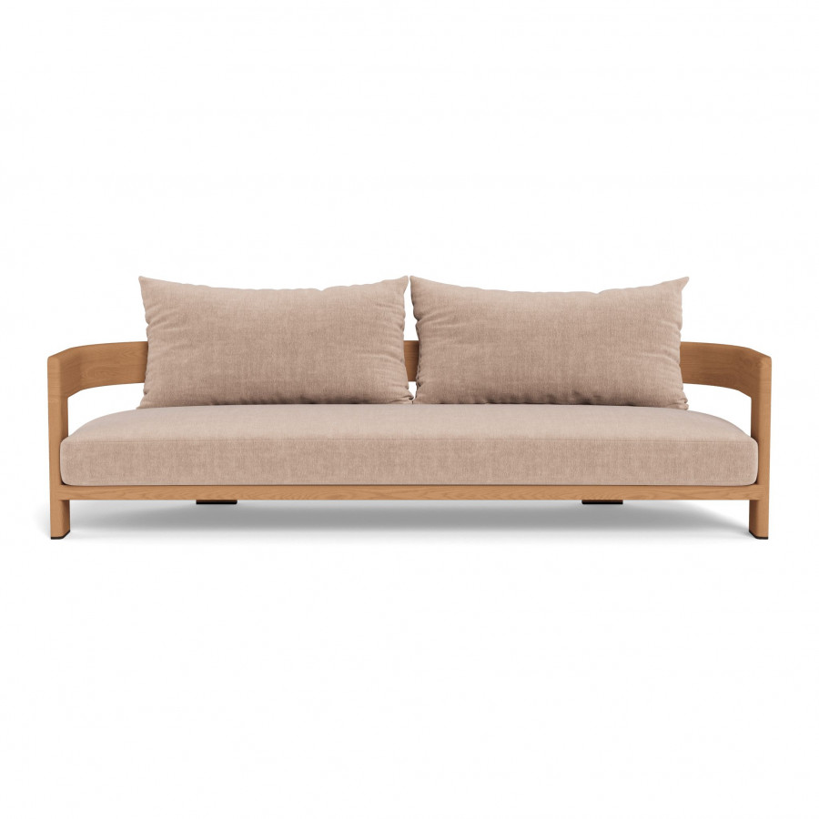 Harbour Victoria Teak 3 Seat Sofa - Teak Natural / Altona Sand