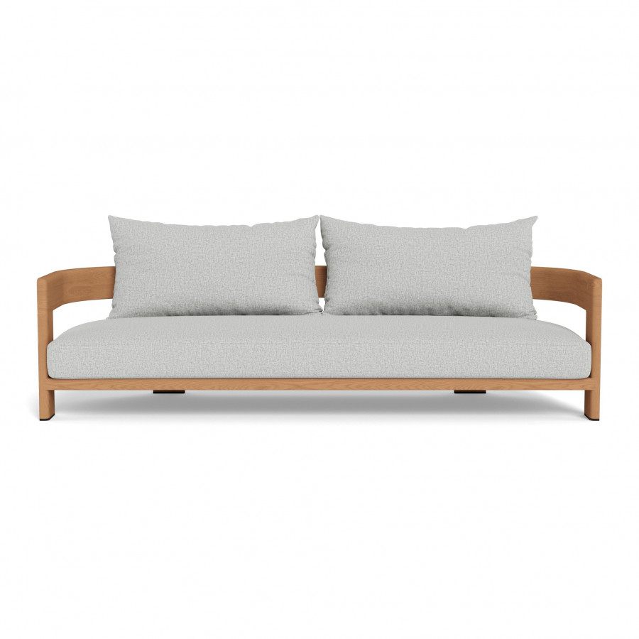 Harbour Victoria Teak 3 Seat Sofa - Teak Natural / Copacabana Sand