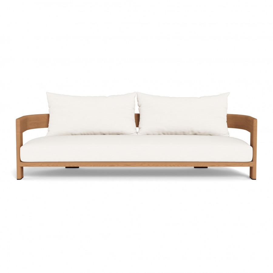 Harbour Victoria Teak 3 Seat Sofa - Teak Natural / Panama Blanco