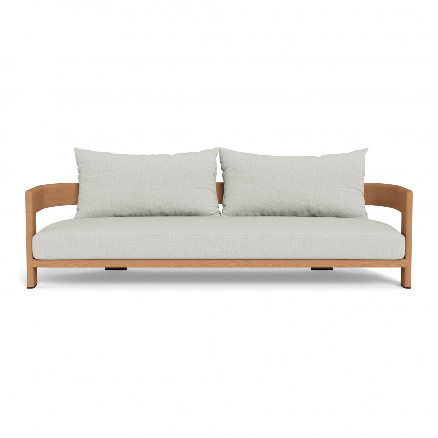 Harbour Victoria Teak 3 Seat Sofa - Teak Natural / Stirling Smoke