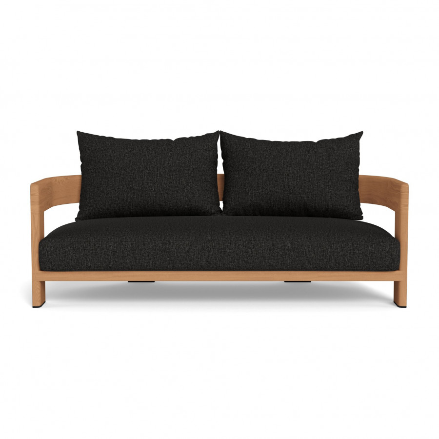 Harbour Victoria Teak 2 Seat Sofa - Teak Natural / Copacabana Midnight