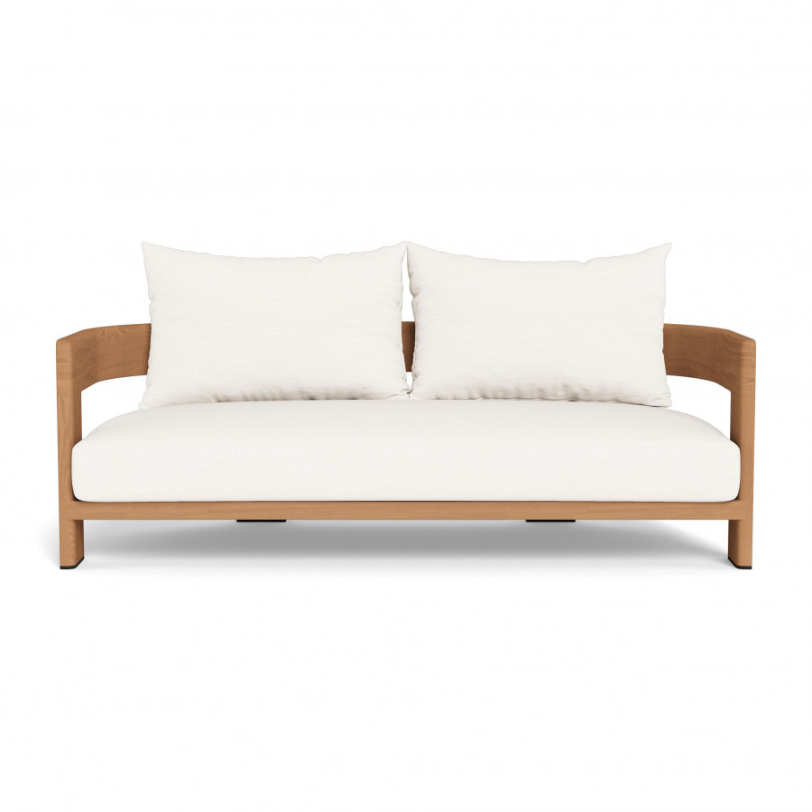 Harbour Victoria Teak 2 Seat Sofa - Teak Natural / Panama Blanco