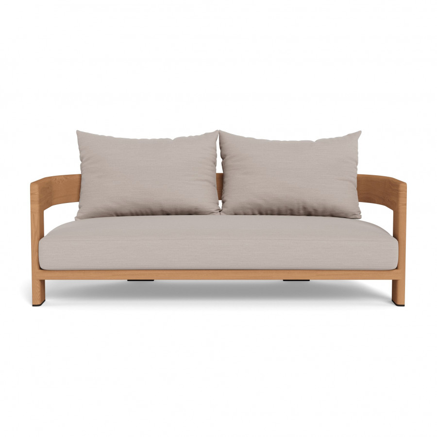 Harbour Victoria Teak 2 Seat Sofa - Teak Natural / Panama Marble
