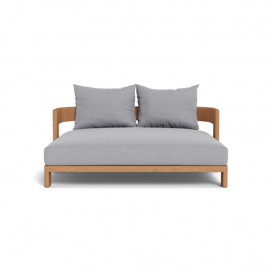 Harbour Victoria Teak Daybed - Teak Natural / Panama Cloud