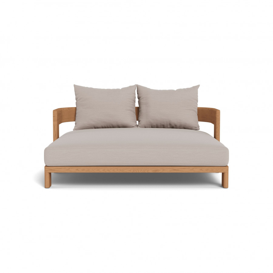 Harbour Victoria Teak Daybed - Teak Natural / Panama Marble