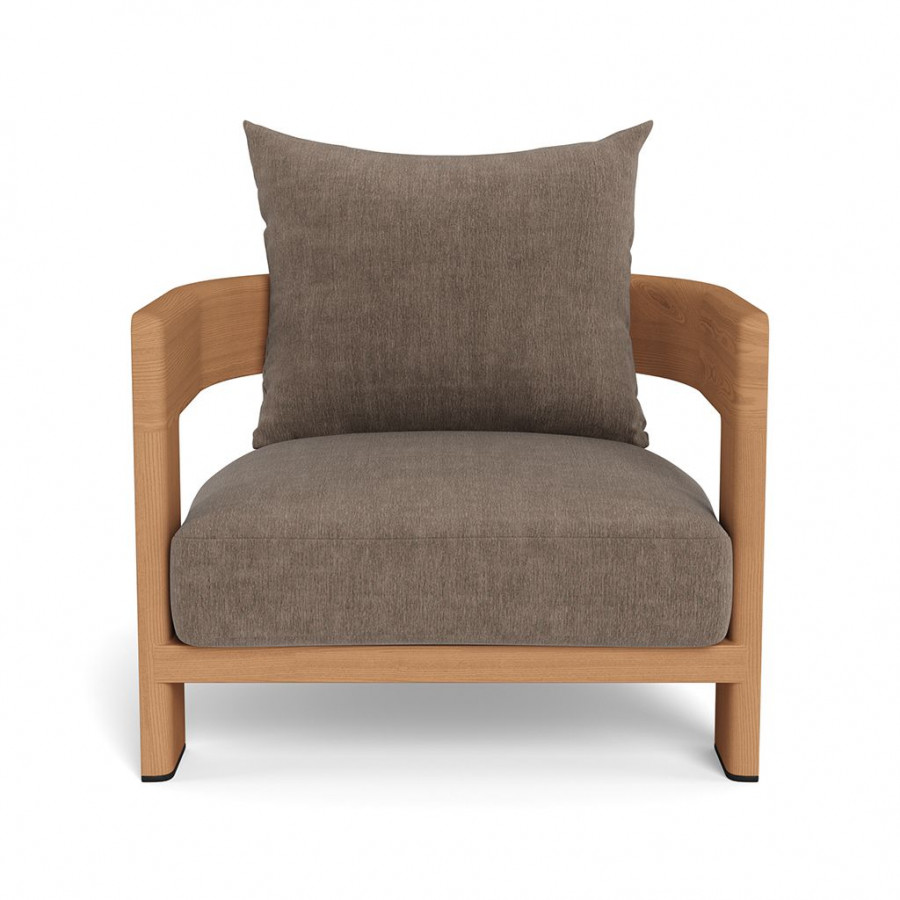 Harbour Victoria Teak Lounge Chair - Teak Natural / Altona Mink