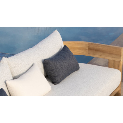 Harbour Victoria Teak Round Slatted Coffee Table in Teak Natural